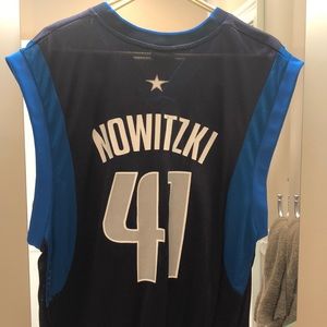 Dirk Nowitzki  Throwback Adidas Jersey
